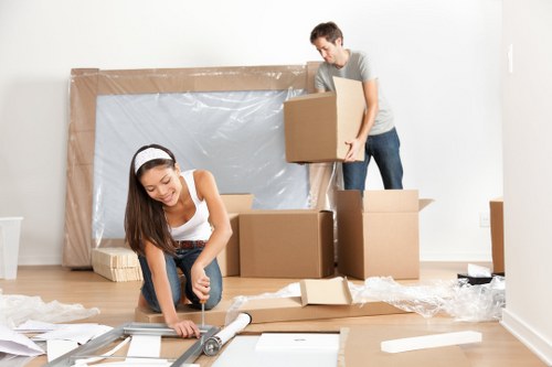Removal van and moving crew serving Kingston upon Thames homes