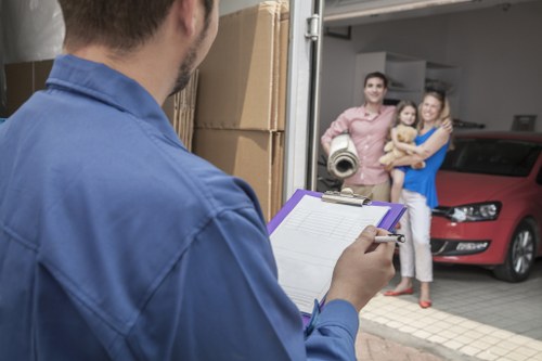 Kingston upon Thames moving truck helping with a local relocation