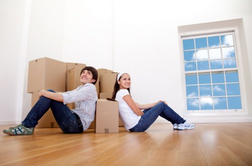 Loading and unloading items for a Kingston upon Thames man and van removal