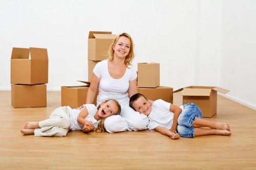 Removal van for a home move in Kingston upon Thames