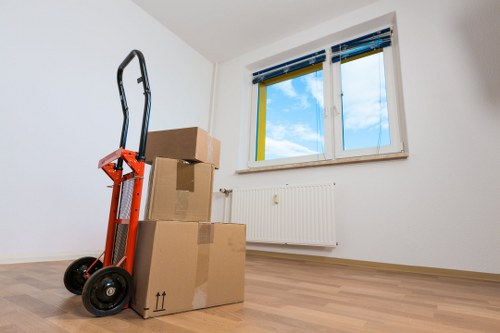 Local removal services supporting a residential relocation
