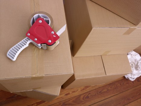 Professional movers handling a property move near Kingston town centre